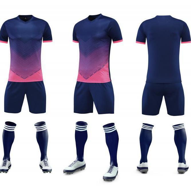 Custom Football Training Suit Set - Short Sleeve, Breathable Team Uniform for Adults & Children