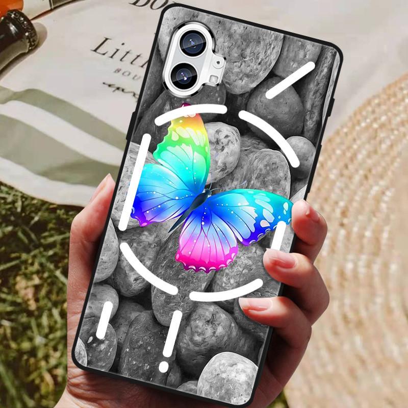 Hülle für Nothing Phone 1 One Phone1 (1) Hülle Schwarz Stoßfest Weiches TPU Schutzhüllen für Nothing Phone 2 two (2) (1) Stoßstange