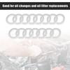 X AUTOHAUX Drain Plug Washer Gasket Universal Crush Washer Drain Plug Gasket 14x22x2mm 15pcs