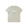 SS24 Standard Fit Laser Letter Print Cool Short Sve T-Shirt Men Tops Oyster-White LMT008128202026A05169