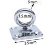 Stainless Steel Rotating Ceiling Hooks Pad 35mmx15mm U Hooks for Seawater Durable Ceiling Hooks