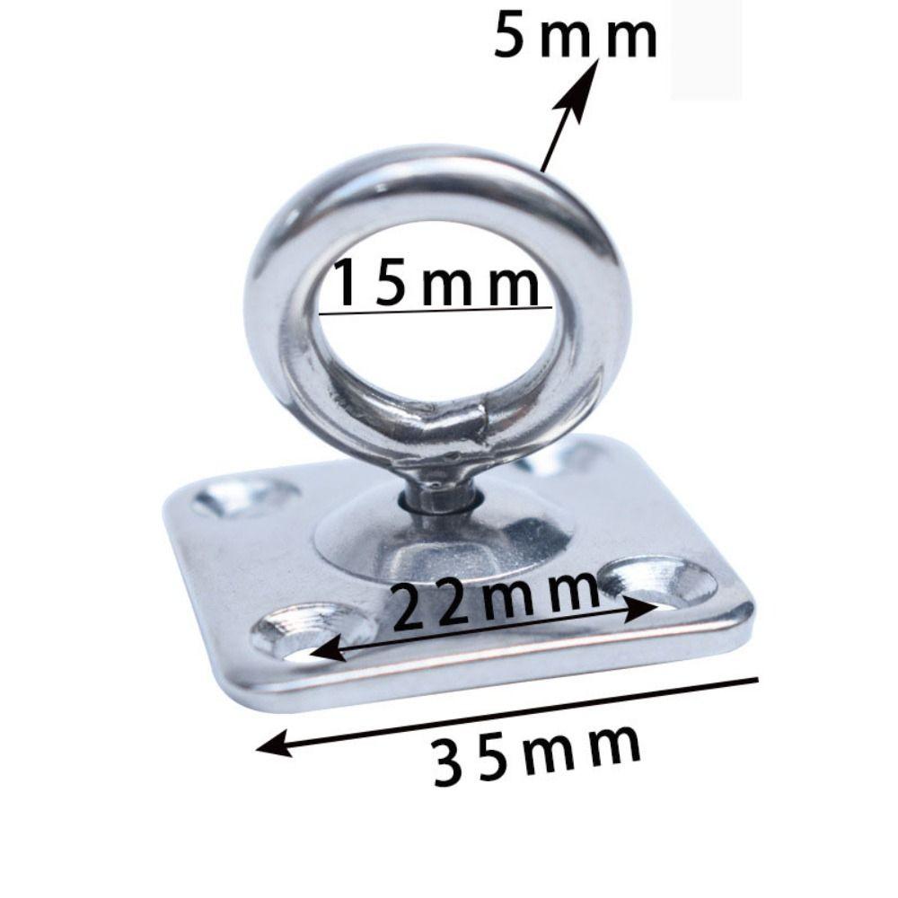 Stainless Steel Rotating Ceiling Hooks Pad 35mmx15mm U Hooks for Seawater Durable Ceiling Hooks