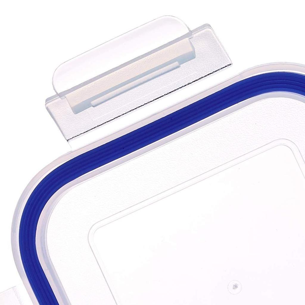 Rectangular Glass Storage Container Set, Set of 7, Transparent