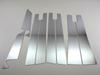 BRIGHTZ Noah 60 Series Stainless Steel Pillar Panels with Visor Attachment 1173 Series/65 Ultra-Mirror (8-Piece Set) [PIL-SIL-264]