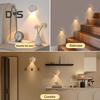 Motion Sensor Night Light Dimmable 3 Light Modes Auto On/Off Rechargeable Simple Installation Wireless Magnetic Wall Light