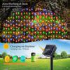 3M Solar Curtain Lights Fairy Garland String Lights 8 Modes Outdoor Waterproof Decorative Lights for Fairy Christmas House Garden