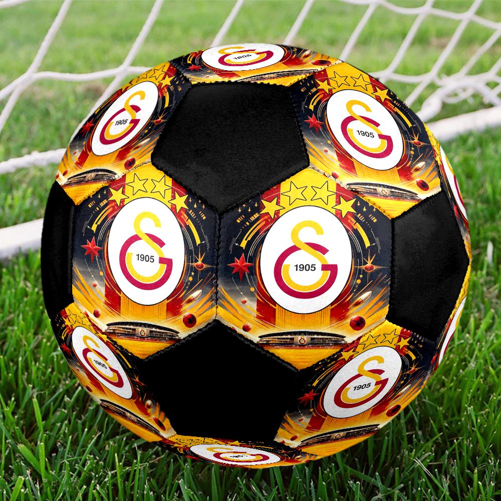 Galatasaray Indoor Soccer Ball Colorful Machine Stitched PVC Size 5 Team Training Competition Ready Durable High-Bounce Cool Sports Gift