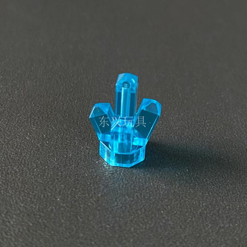 

Отечественный MOC Совместимый 30385 Мелкий строительный блок Декоративные запасные части, Драгоценные камни, Руды, Кристаллические камни, Прозрачный синий 1