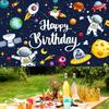 Party banner 1 piece. Birthday happy wall background suitable for party home decoration and celebration events.