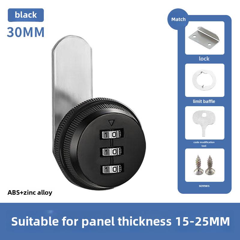 Mechanical Password Lock for Lockers, Drawers, Saunas, Mailboxes, and Cabinets