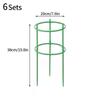 A Set of 12 Floors -Plant Support Pile Half Round Climbing Vines Stake Bonsai Fixing Rod Garden Plant Stake Holder Flower Ring Support Rack