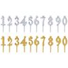 Number Birthday Candle Holders 10 Pieces Birthday Party Supplies Holiday Cake Toppers For Party Planners Home Bakers Retail