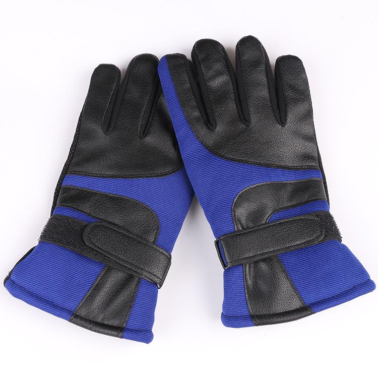 Autumn and Winter Warm Gloves for Men and Women Thickened Large Cotton Outdoor Cycling Sports Cold Proof Bicycle Touch Screen Gloves
