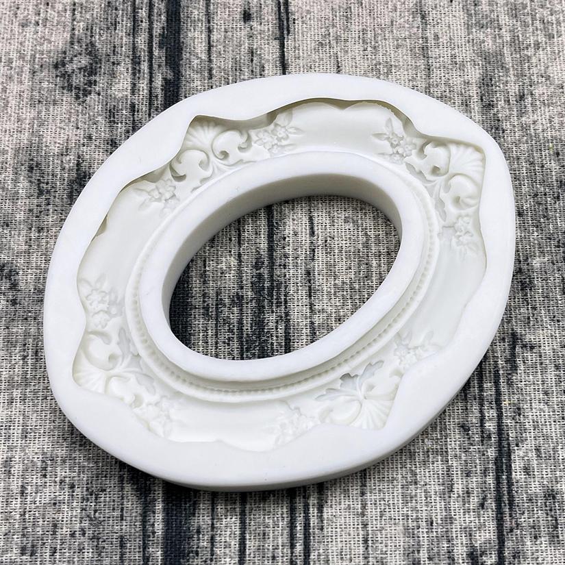 Frame Silicone Mold Sugarcraft Chocolate Cupcake Baking Mold Fondant Cake Decorating Tools