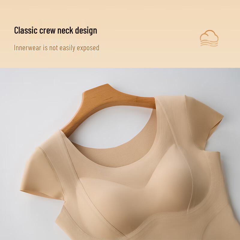 Audiffi Women's Seamless No-Bra Thermal Shaping Base Layer