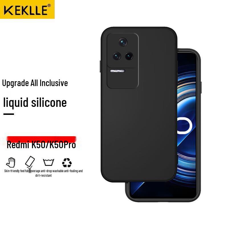 KEKLLE Redmi Anti-Drop Liquid Silicone Phone Case