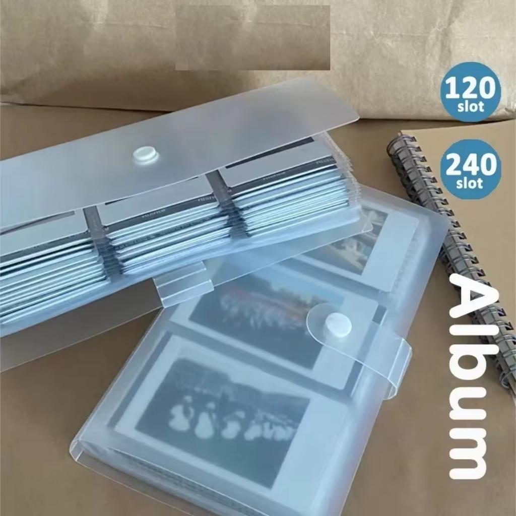 240 Karten Visitenkartenbuch, Visitenkarten Kinokartenbuch, 3-Zoll Polaroid po Album Ordner, kleines Kartenaufbewahrungsbuch, Ultra
