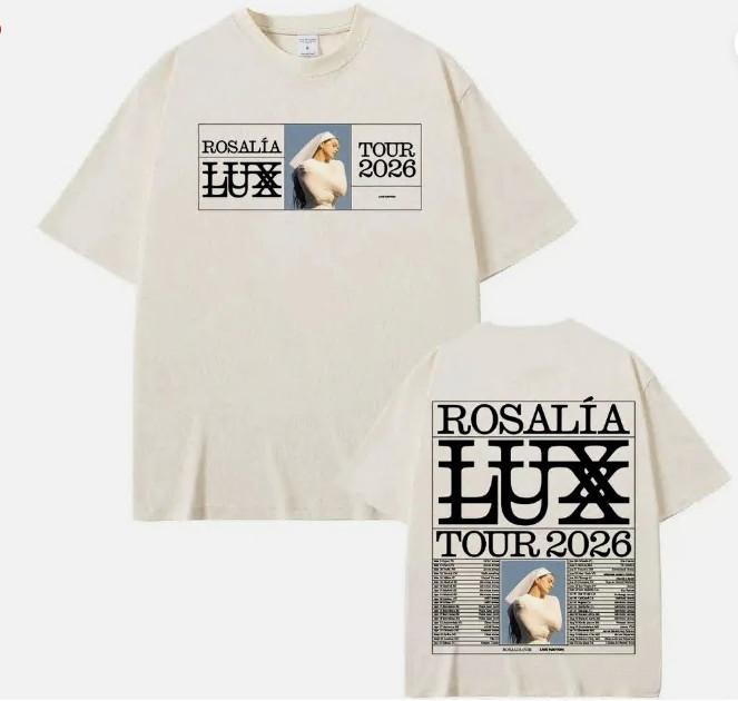 Maglietta Ventaglio da Concerto Double Sided ROSALIA LUX Tour 2026