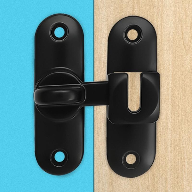 Heavy Duty Slide Bolts Metal Locking Latches Stable Slide Bolts Sliding Door Lock Quick Installs for Indoor Outdoor Use