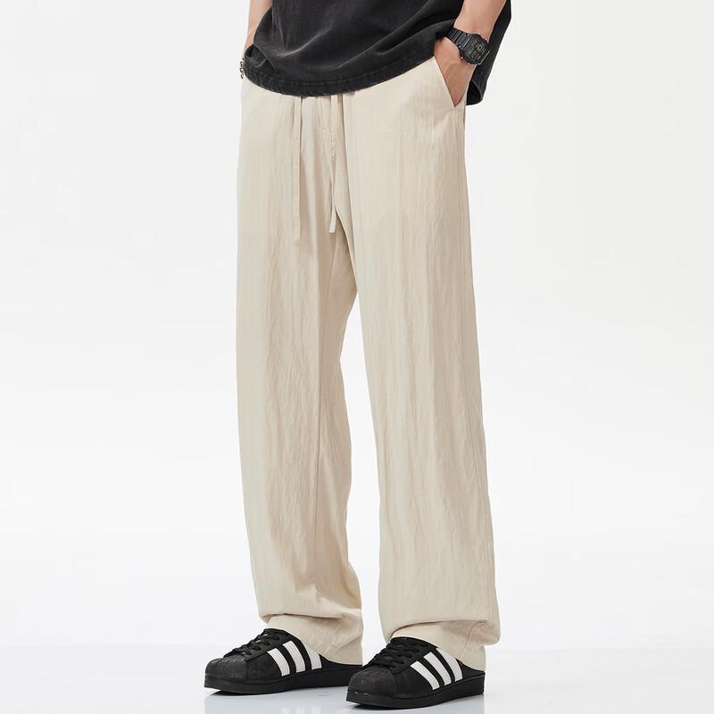 Izzue It Men s Thin Loose Straight Casual Pants 2XL