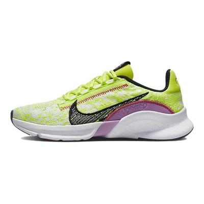 SuperRep Go 3 Flyknit Next Nature Volt Rush Fuchsia Women Sneakers Green White Black DH3393-700