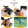 Rainproof Dual-Use Solar Spotlight for Garden and Lawn Decoration