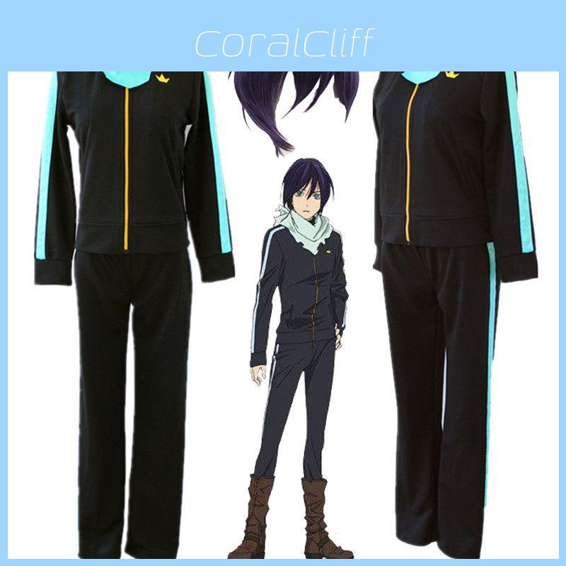 Højkvalitets Noragami Yato Cosplay Kostume Med Åndbart Bomuldsblanding Materiale