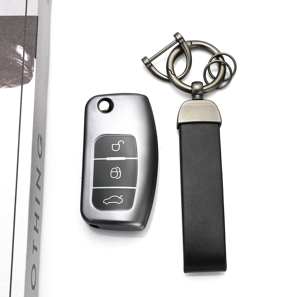 Auto Keyless Fob For Ford Eco Sport Galaxy Falcon B-Max C-Max Fiesta Focus 2 Ecosport Kuga Escape TPU Car Remote Key Cover Case