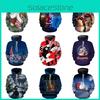 Cozy Soft Mens Womens Christmas 3d Ugly Hoodie Sweater Pullover For Xmas Parties