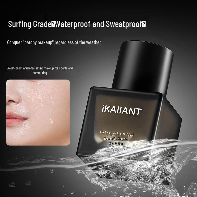 Kelandai Flawless Matte Mousse Foundation for Dry & Oily Skin - Long-Lasting, Brightening Makeup Base.