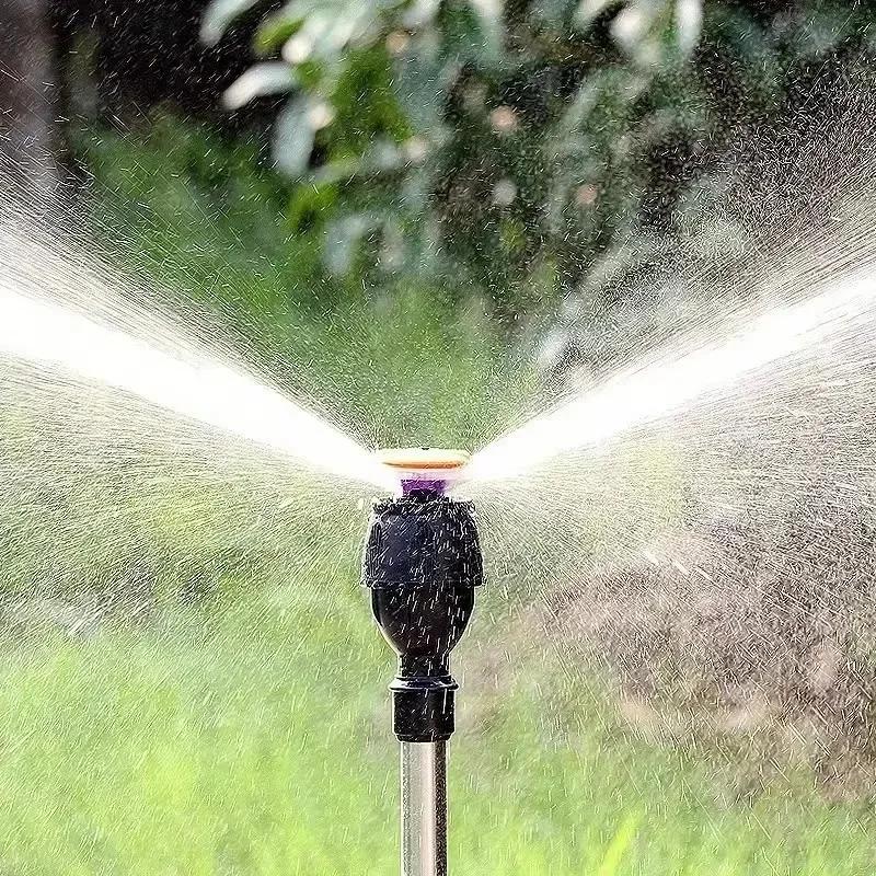360 Rotary Irrigation Tripod Lawn Garden Sprinkler Garden Irrigation Supplies Telescopic Support Sprinkler Head on Tripod