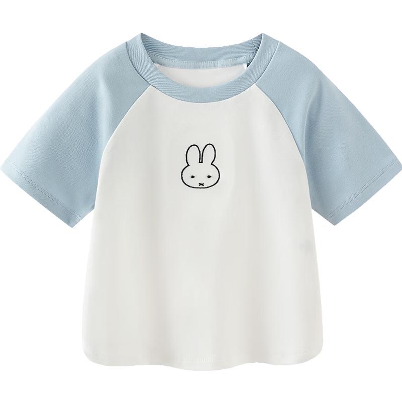 Minibala Miffy Co-branded Girls  Short-Sleeve T-Shirt 140
