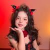 2 Pcs Y2K Bat Wings Hair Clips Bow Devil Horn Hair Clips Fashion Bat Duckbill Clips  Cosplay