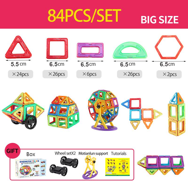 Magnetic Tiles: Children's Building Blocks Educational Toy Set