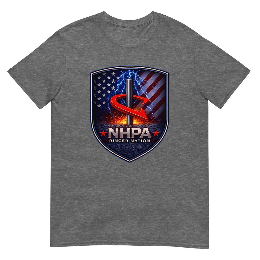 National Horseshoe Pitchers Nhpa Ringer Nation Front TShirt