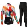 Riding Bicycle Jerseys Cycling Clothing Set Men/Women Long Sleeve Bicycle Clothes Suit