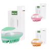 Pet Bath Brush With Storage Silicone Bristles Suitable For Dogs Massaging And Cleaning Tool