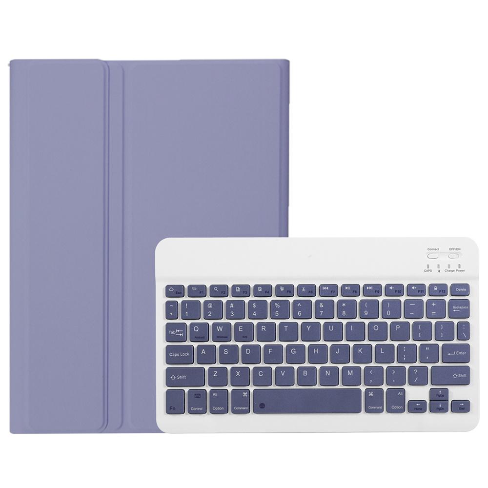 

AH15 For Honor Pad X9/X8 Pro Leather+TPU Tablet Cover with Bluetooth-compatible Keyboard Purple