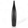 Vaso da Pavimento in Ceramica Alto Sevilla Nero - 70cm Opaco