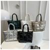 Daily Lightweight Women Puff Shoulder Bags Large Capacity Quilted Design Ladies Tote Bag Simple Solid Color Female Handbags