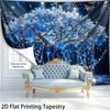1Pc Tree of Life Tapestry Wall Hanging, Decorative Fabric Poster for Bedroom, Living Room, Dorm & Home Decor