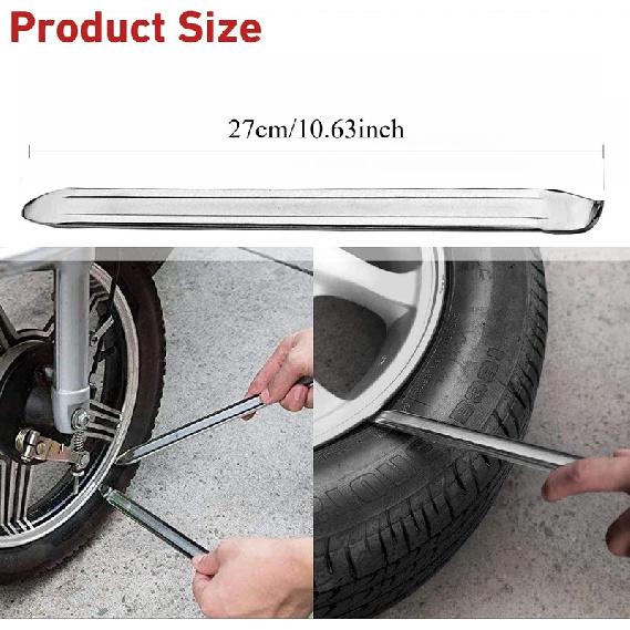 1-5Pcs 27cm Crowbar Curved Tyre Tire Lever Steel Remover Pry Bar Repair Tool for Car Bike Motorcycle Maintenance Disassemble