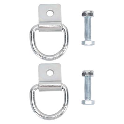 Trailer Tie Down Hook Heavy Duty Screw Fixed 10mm Thickness High Strength Steel Truck Cargo Tie Down Hook