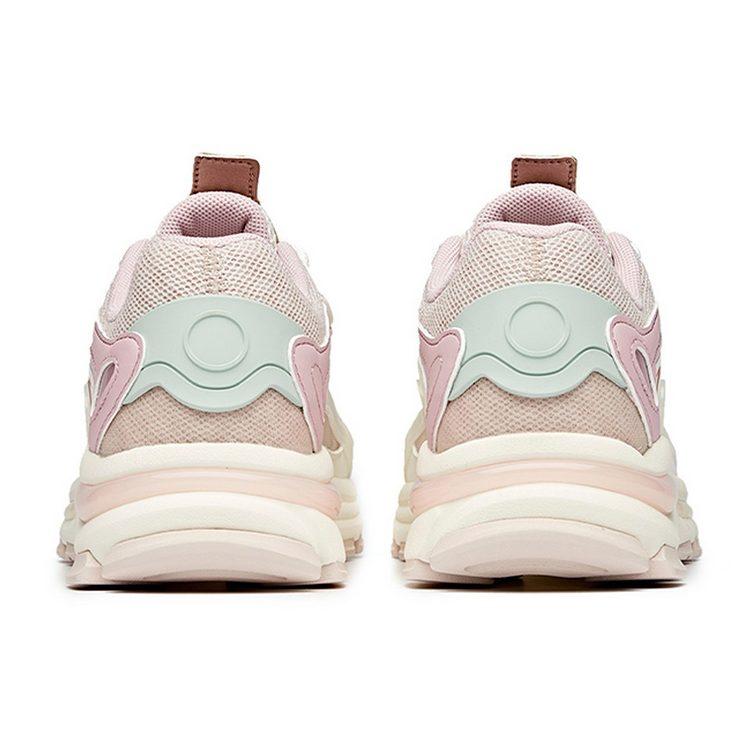 Anta Chunky Sneakers Women's Low Top Lotus Gray/Ivory White/Smoke Purple 122038899-2