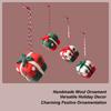 Felt Ornaments For Christmas Tree 3D Handmade Portable Pendant Wool Felt Ornaments For Family Friends Kids Holiday Gathering