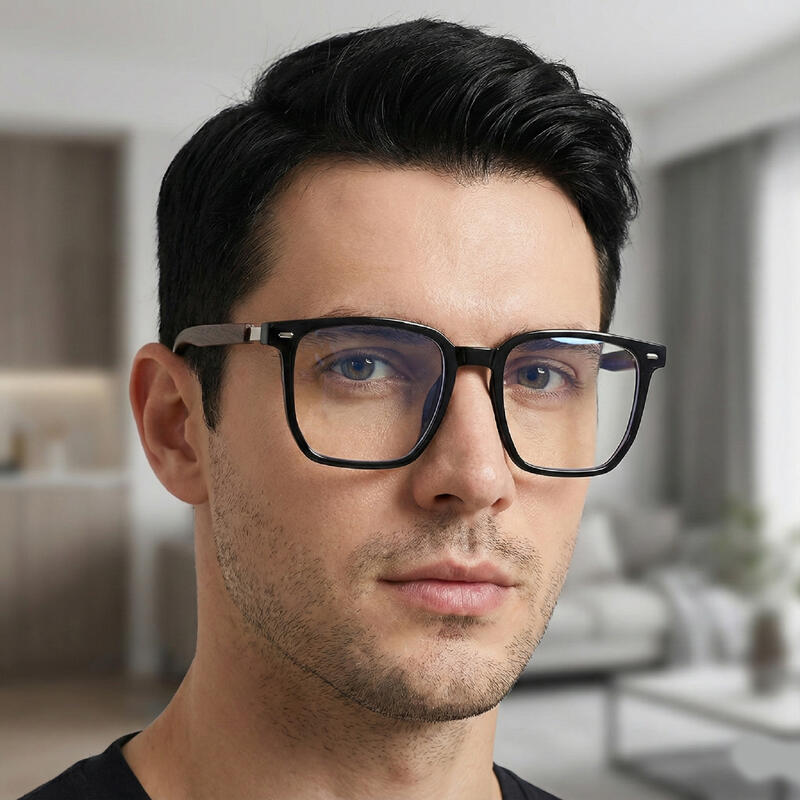 

LUXEYE Роскошные Очки Гик Шик Безободковая Роговая Оправа для Очков 9031 Single product