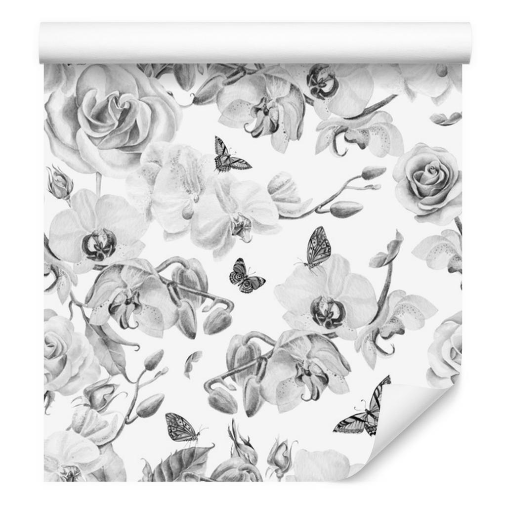 Wallpaper Flowers Nature Plants Orchid for Living Room and Bedroom 50x1000