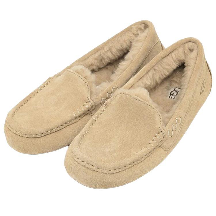 UGG Ansley Fashion Comfortable Boat Shoes Women sneaker Beige 1106878-SAN