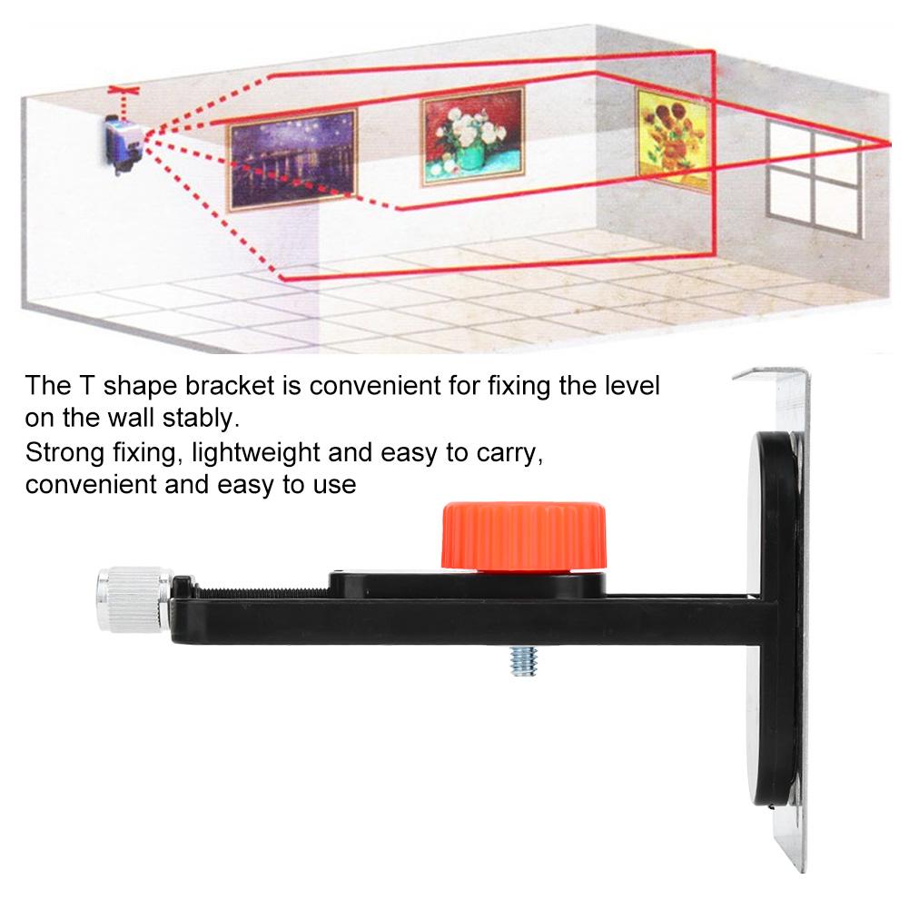 Wasserwaage Gerät T-Form Halterung Starker Magnet Wandhalterung Gestell Ständer Halter T-Form Halterung