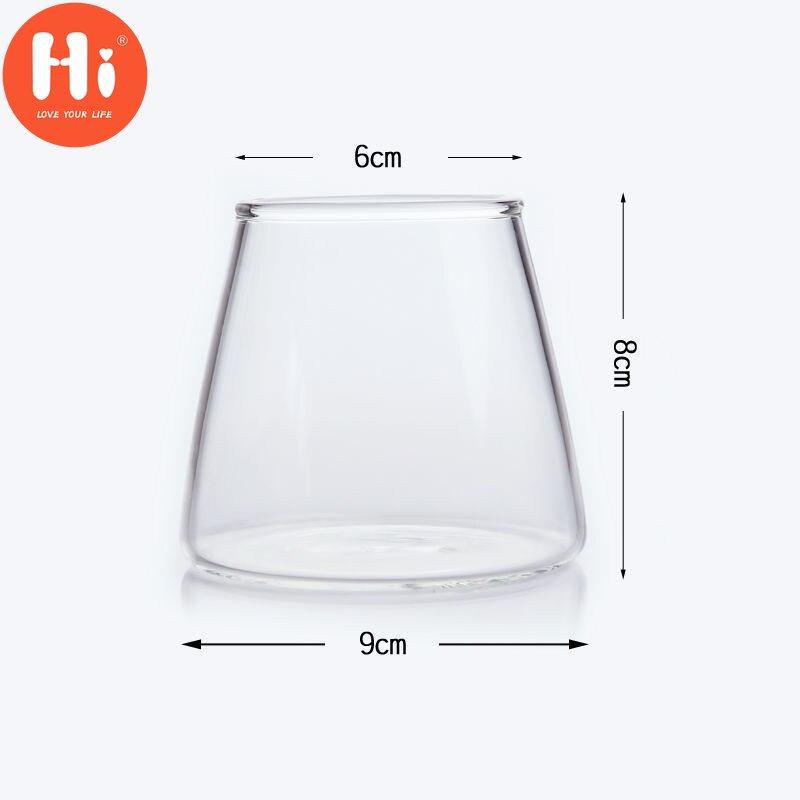 Mountain Design Heat Resistant Wine Glass Breakfast Water Cup Tea Juice Milk Mug Drinkware 300ML